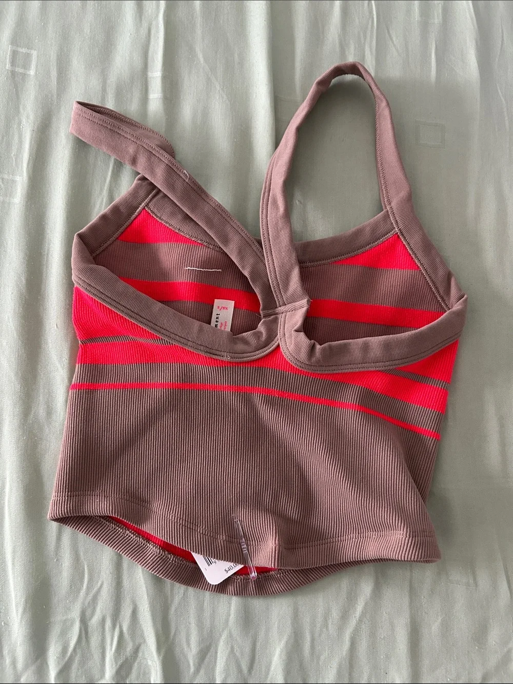 Free People all clear.cami in sandy combo